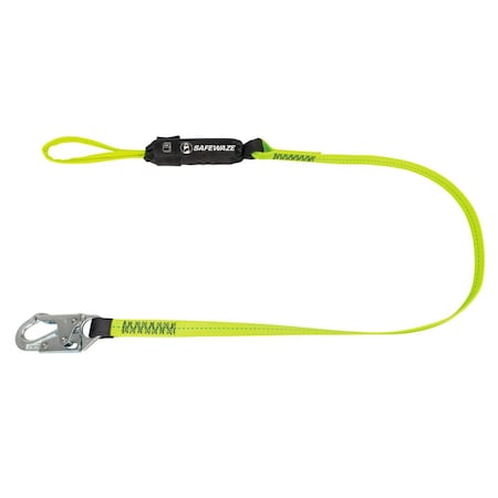 Safewaze PRO 6' Energy Absorbing Lanyard: Soft Loop FS560-SE